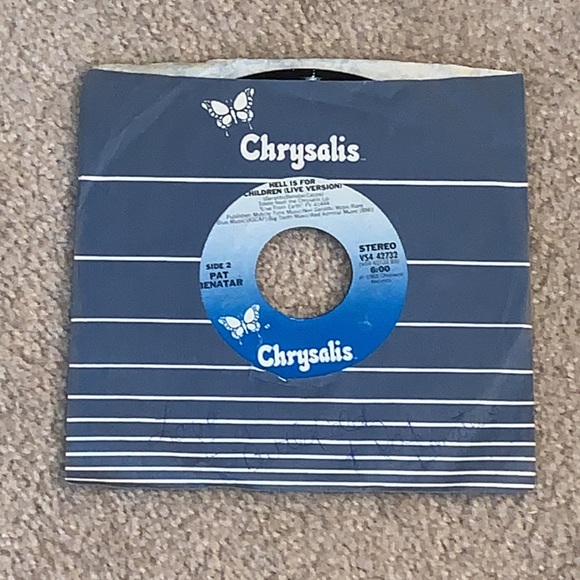 Vintage Pat Benatar 7” Vinyl Record, Love is a Battlefield, 1983 - Picture 2 of 8